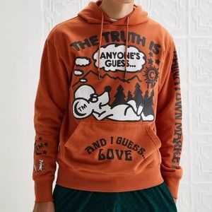 NWT CHINATOWN MARKET x URBAN OUTFITTERS THE TRUTH ORANGE HOODIE